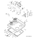 Part Location Diagram of WB11K10022 GE KEY PANEL TOD GE