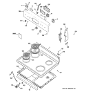 Part Location Diagram of WB11K10025 GE KEY PANEL TOD GE