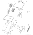 FREEZER Diagram and Parts List for FCM7WMNBWW  General Electric Freezer
