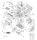 MICROWAVE Diagram and Parts List for JVM3670CF03  General Electric Microwave