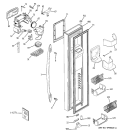 Part Location Diagram of WR55X10415 GE Interface Display Board
