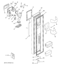 FREEZER DOOR Diagram and Parts List for ESS25LSRBSS  General Electric Refrigerator
