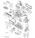 MICROWAVE Diagram and Parts List for JVM3660CD001  General Electric Microwave