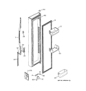 FREEZER DOOR Diagram and Parts List for RSK25LAPBCCC  General Electric Refrigerator