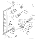 FRESH FOOD SECTION Diagram and Parts List for RSK25LAPBCCC  General Electric Refrigerator