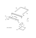 ESCUTCHEON & TRIM Diagram and Parts List for ZGU48L6DWSS  General Electric Cooktop