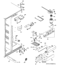 FRESH FOOD SECTION Diagram and Parts List for DSS25KSRCSS  General Electric Refrigerator