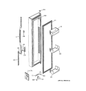 FREEZER DOOR Diagram and Parts List for GSG25YBSBCWW  General Electric Refrigerator