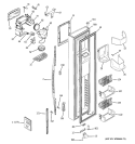 Part Location Diagram of WR78X11155 GE USE GEH WR78X11533