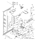 FRESH FOOD SECTION Diagram and Parts List for PCG21SISAFBS  General Electric Refrigerator