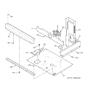 CENTER SPACER Diagram and Parts List for JTP28CF4CC  General Electric Microwave Oven Combo