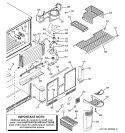 FREEZER SECTION Diagram and Parts List for GTG22FBSARWW  General Electric Refrigerator