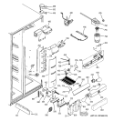 FRESH FOOD SECTION Diagram and Parts List for PCG23NGSAFBB  General Electric Refrigerator