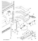 FRESH FOOD SECTION Diagram and Parts List for GTG22JBSARWW  General Electric Refrigerator