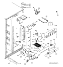 FRESH FOOD SECTION Diagram and Parts List for PIT23SCRCSV  General Electric Refrigerator