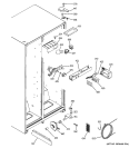 FRESH FOOD SECTION Diagram and Parts List for RSG20DDPHFWW  General Electric Refrigerator