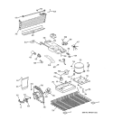 UNIT PARTS Diagram and Parts List for HTT16BBSERWW  Hotpoint Refrigerator
