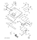 GAS & BURNER PARTS Diagram and Parts List for JGB916SEK1SS  General Electric Range