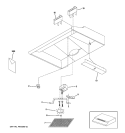 Part Location Diagram of WB02X11026 GE Range Hood Clip