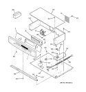 CONTROL PANEL Diagram and Parts List for JTP56CD1CC  General Electric Wall Oven