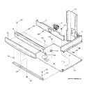 CENTER SPACER Diagram and Parts List for JTP56CD1CC  General Electric Wall Oven