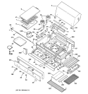 GAS GRILL PARTS Diagram and Parts List for ZGG36L21CSS  General Electric Grill