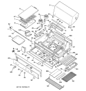 GAS GRILL PARTS Diagram and Parts List for ZGG36N21CSS  General Electric Grill