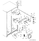 FRESH FOOD SECTION Diagram and Parts List for GSL22JFPHBS  General Electric Refrigerator