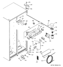 FRESH FOOD SECTION Diagram and Parts List for GSS22SGPHBS  General Electric Refrigerator