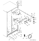 FRESH FOOD SECTION Diagram and Parts List for GSH25IGRECC  General Electric Refrigerator