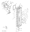 FREEZER DOOR Diagram and Parts List for ESS25LSRCSS  General Electric Refrigerator