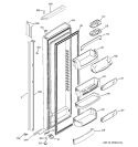FRESH FOOD DOOR Diagram and Parts List for GIG21IESAFWW  General Electric Refrigerator