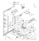 FRESH FOOD SECTION Diagram and Parts List for GIG21IESAFWW  General Electric Refrigerator
