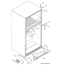 CASE PARTS Diagram and Parts List for GTH22SBSARSS  General Electric Refrigerator