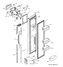 Part Location Diagram of WR55X10236 GE INTERFACE DISP Assembly White