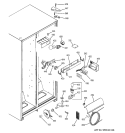 FRESH FOOD SECTION Diagram and Parts List for GSS22JEPHBB  General Electric Refrigerator