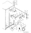 FRESH FOOD SECTION Diagram and Parts List for GSS22UFPHBB  General Electric Refrigerator