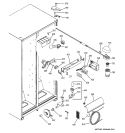 FRESH FOOD SECTION Diagram and Parts List for GSS25UFPHCC  General Electric Refrigerator