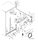 FRESH FOOD SECTION Diagram and Parts List for GSH25SGRESS  General Electric Refrigerator