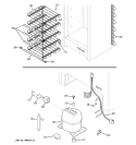 UNIT PARTS Diagram and Parts List for FUM21DRARWH  General Electric Freezer