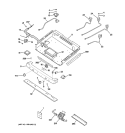 Part Location Diagram of WB18K10032 GE HARNESS BURNER BOX