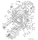 BODY PARTS Diagram and Parts List for JGB928SEK1SS  General Electric Range