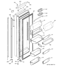 Part Location Diagram of WR17X10944 GE HANDLE TOP CAP FF