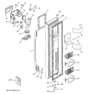 FREEZER DOOR Diagram and Parts List for PSC23NHSACC  General Electric Refrigerator