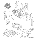 BODY PARTS Diagram and Parts List for JGS968BH1BB  General Electric Range