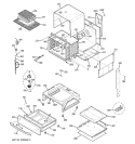 BODY PARTS Diagram and Parts List for JGS968SH1SS  General Electric Range