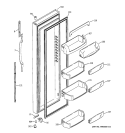 FRESH FOOD DOOR Diagram and Parts List for GSC23LGRCBB  General Electric Refrigerator