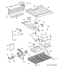 UNIT PARTS Diagram and Parts List for GTS18FBMDRWW  General Electric Refrigerator