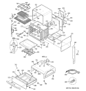 BODY PARTS Diagram and Parts List for JCS968SF5SS  General Electric Range