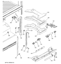 FRESH FOOD SECTION Diagram and Parts List for PTG25LBSARWW  General Electric Refrigerator